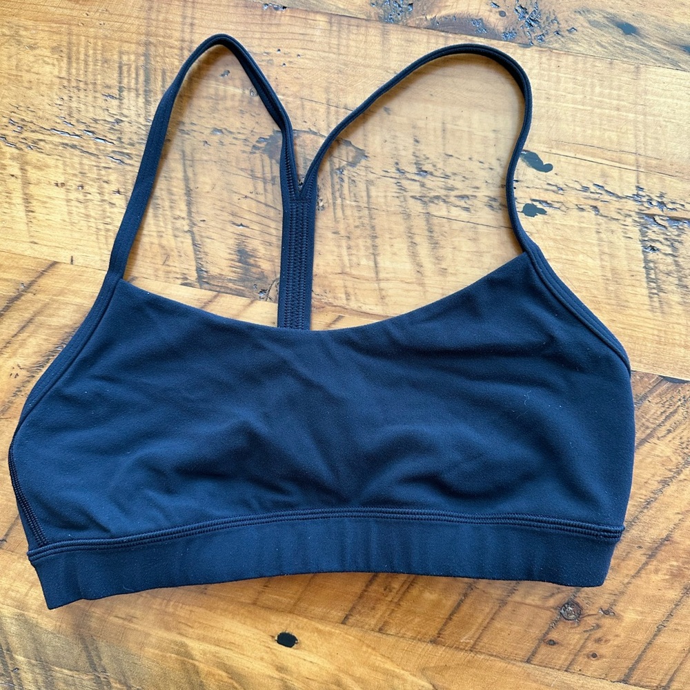 lululemon Flow Y bra black size 6